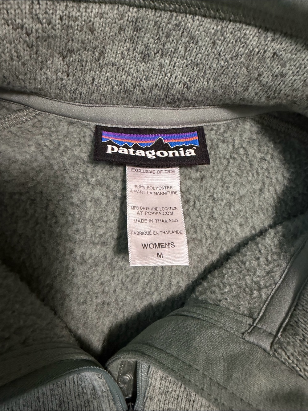 Patagonia Womans Better Sweater size medium in a Sage Green ๐ - Picture 5 of 8